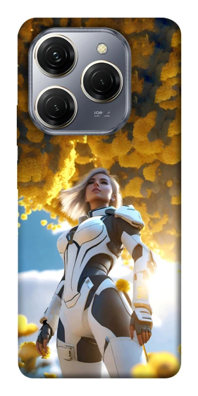 Чохол на TECNO Spark 20 Pro Cyber space girl ver.3 фото 1 з 1