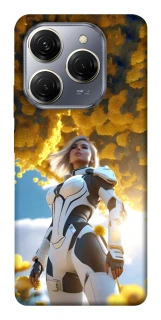 Чохол на TECNO Spark 20 Pro Cyber space girl ver.3 фото 1 з 1