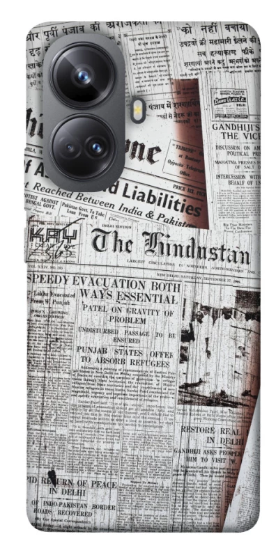 Чехол на Realme 10 Pro+ Газеты фото 1 из 1
