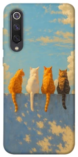 Чехол на Xiaomi Mi 9 SE cats on wall фото 1 из 1