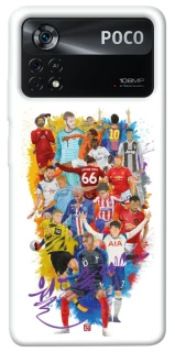 Чохол на Xiaomi Poco X4 Pro 5G Football Abstract v2 фото 1 з 1