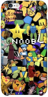 Чехол на Apple iPhone 6/6s plus (5.5") Roblox Noob фото 1 из 1