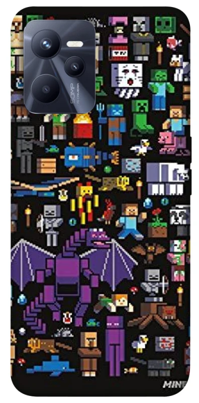 Чохол на Realme C35 Minecraft v5 фото 1 з 1