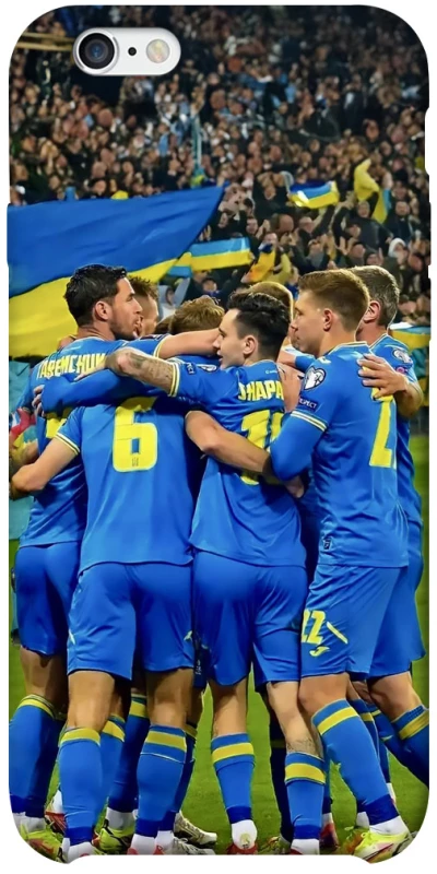 Чехол на Apple iPhone 6/6s plus (5.5") Сборная Украины v3 фото 1 из 1