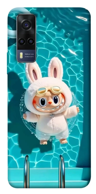 Чохол на Vivo Y53s Labubu in the pool ver.2 фото 1 з 1