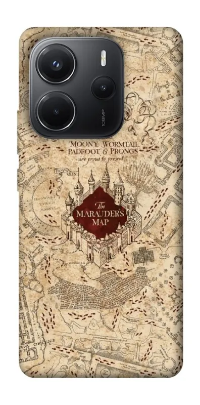 Чохол на Xiaomi Redmi Note 14 4G (Int. version) Marauders map фото 1 з 1