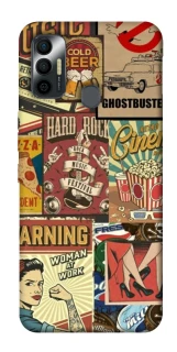 Чехол на TECNO Spark 7 Retro collage ver.2 фото 1 из 1