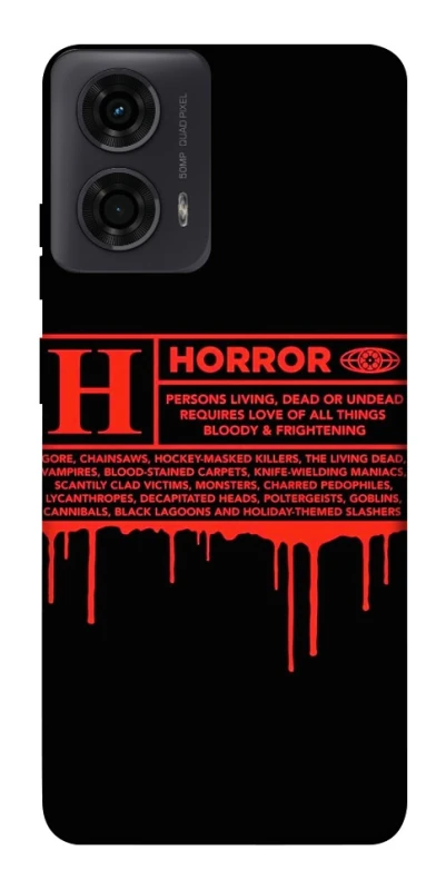 Чохол на Motorola Moto G04 Horror Halloween фото 1 з 1