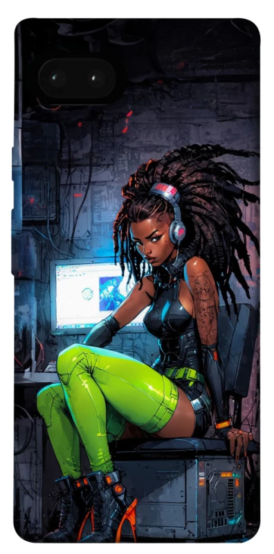 Чехол на Google Pixel 7a Cyber girl фото 1 из 1