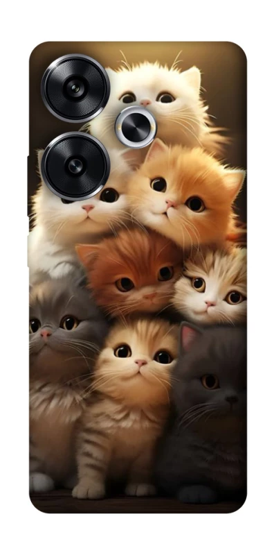 Чехол на Xiaomi Poco F6 Чехол Kittie Love v2 фото 1 из 1