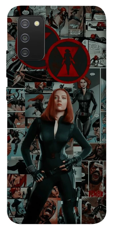 Чохол на Samsung Galaxy A02s Black Widow фото 1 з 1
