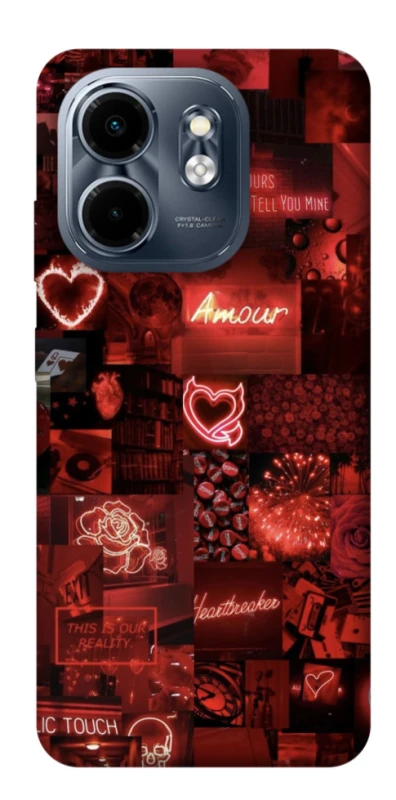 Чохол на Infinix Smart 9 4G / Hot 50i Love collage ver.6 фото 1 з 1