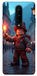 Чохол на OnePlus 8 Roblox Fire Logo Blue Flames фото 1 з 1