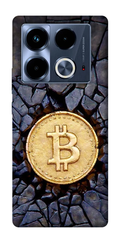 Чохол на Infinix Note 40 4G Bitcoin cracks фото 1 з 1