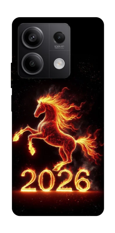 Чохол на Xiaomi Redmi Note 13 5G Red Fire Horse ver.1 фото 1 з 1