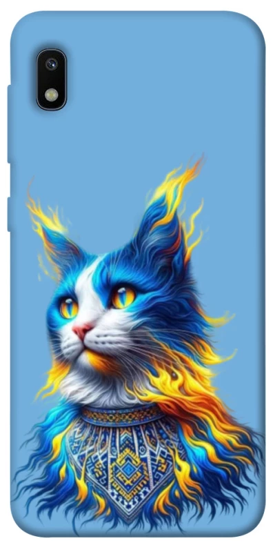 Чохол на Samsung Galaxy A10 (A105F) Кіт патріот фото 1 з 1