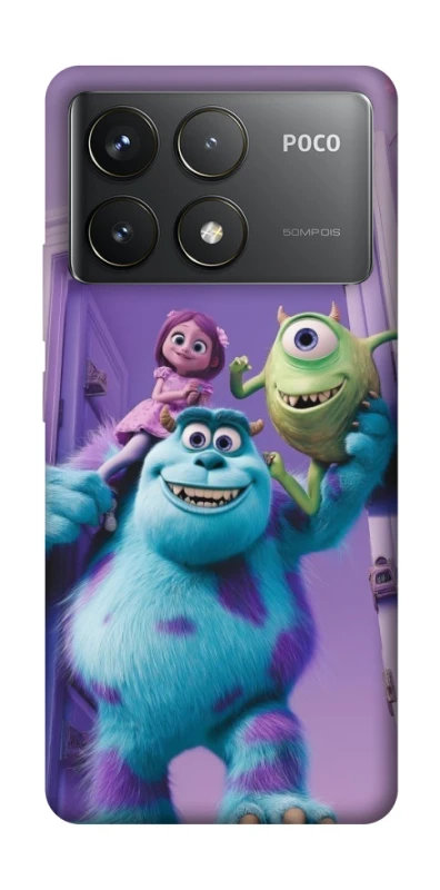 Чохол на Xiaomi Poco F6 Pro Monsters friends фото 1 з 1