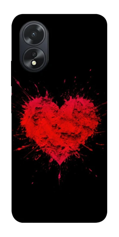 Чохол на Oppo A18 Splash heart фото 1 з 1