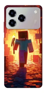 Чохол на ZTE Blade A76 Minecraft adventure фото 1 з 1