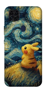 Чохол на ZTE Blade v2020 Pikachu and Van Gogh фото 1 з 1