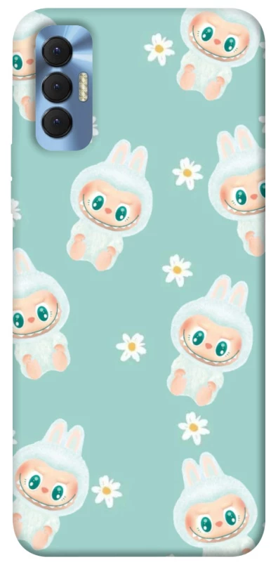 Чехол на TECNO Spark 8P Labubu Green фото 1 из 1