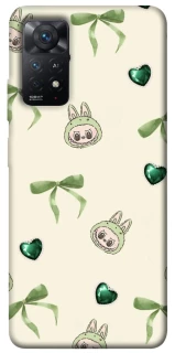 Чехол на Xiaomi Redmi Note 11 Pro 4G/5G Labubu Green Heart фото 1 из 1