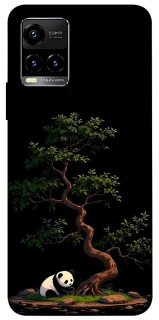 Чехол на Vivo Y21 / Y33s Panda and tree фото 1 из 1