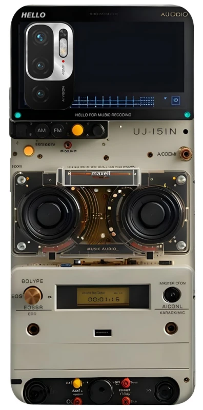 Чохол на Xiaomi Redmi Note 10 5G Audio panel фото 1 з 1