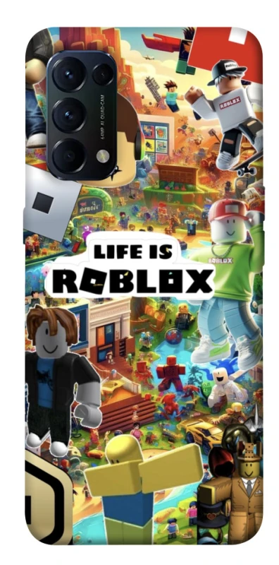 Чохол на Oppo Reno 5 4G Life is Roblox фото 1 з 1