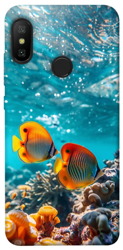 Чохол на Xiaomi Mi A2 Lite / Xiaomi Redmi 6 Pro Coral fish фото 1 з 1