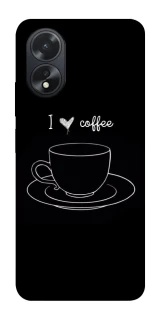 Чохол на Oppo A18 Black coffee фото 1 з 1