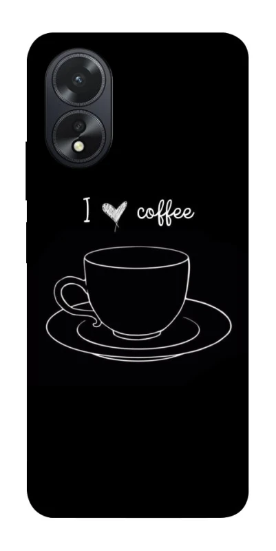 Чехол на Oppo A38 Black coffee фото 1 из 1