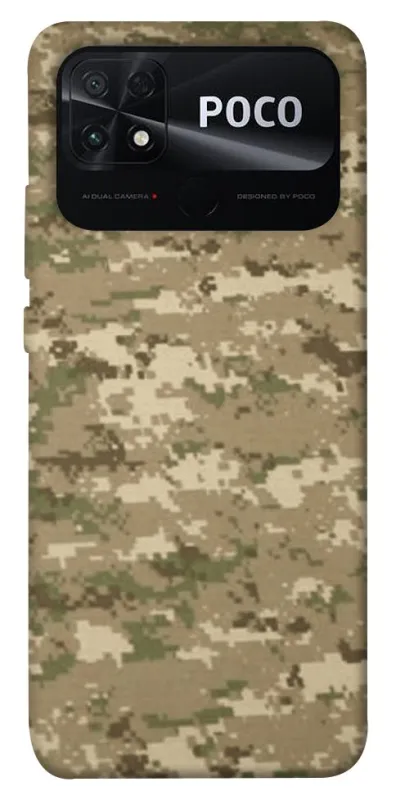 Чохол на Xiaomi Poco C40 camouflage v4 фото 1 з 1