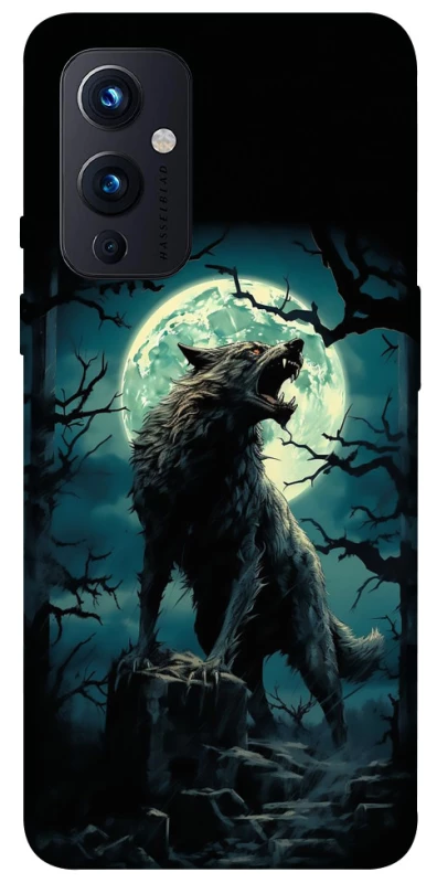 Чехол на OnePlus 9 Волк под луной фото 1 из 1