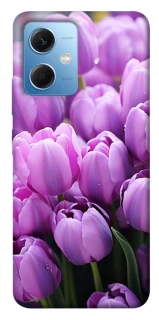 Чехол на Xiaomi Redmi Note 12 5G Фиолетовые тюльпаны фото 1 из 1