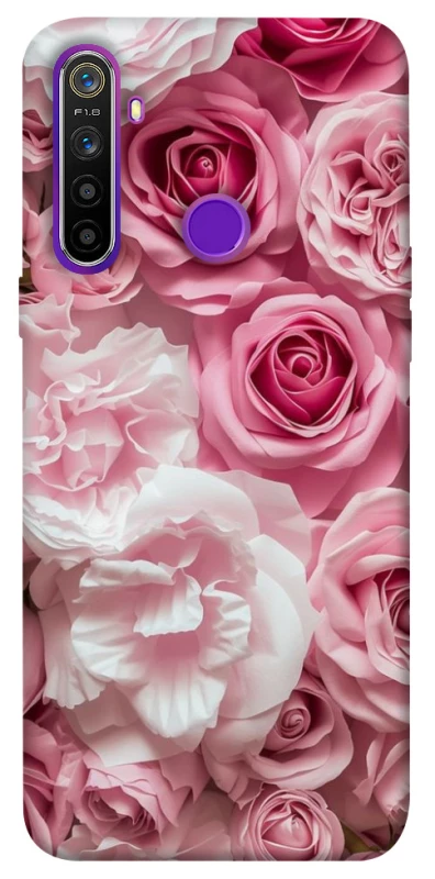 Чохол на Realme 5 Рожеві Квіти фото 1 з 1