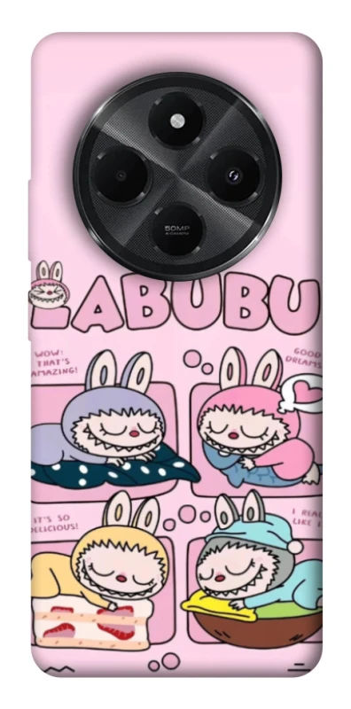 Чохол на Xiaomi Poco C75 Labubu Dreams Collage фото 1 з 1