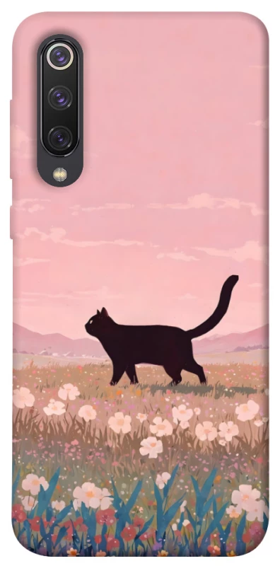 Чохол на Xiaomi Mi 9 SE cat on a field фото 1 з 1