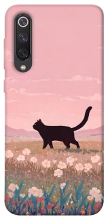 Чехол на Xiaomi Mi 9 SE cat on a field фото 1 из 1