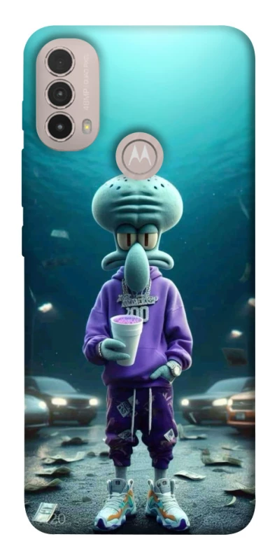Чохол на Motorola Moto E40 Сквідвард фото 1 з 1