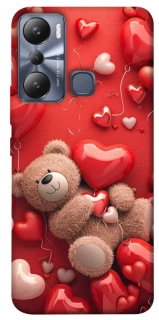 Чехол на Infinix Hot 20i bear in hearts фото 1 из 1