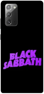 Чехол на Samsung Galaxy Note 20 Black Sabbath logo ver.1 фото 1 из 1