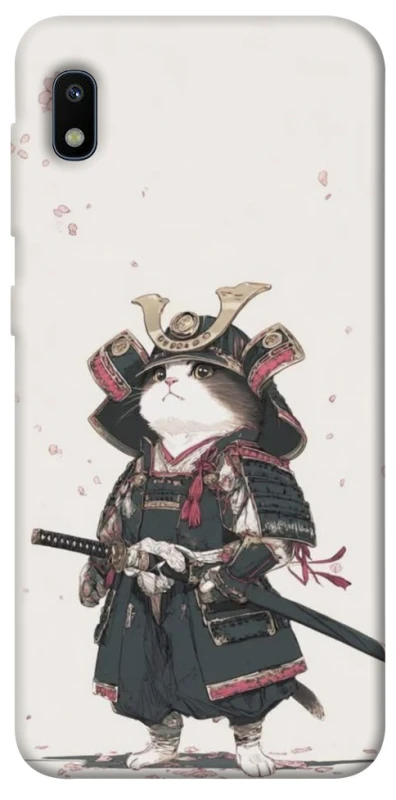 Чехол на Samsung Galaxy A10 (A105F) Samurai Cat Warrior фото 1 из 1