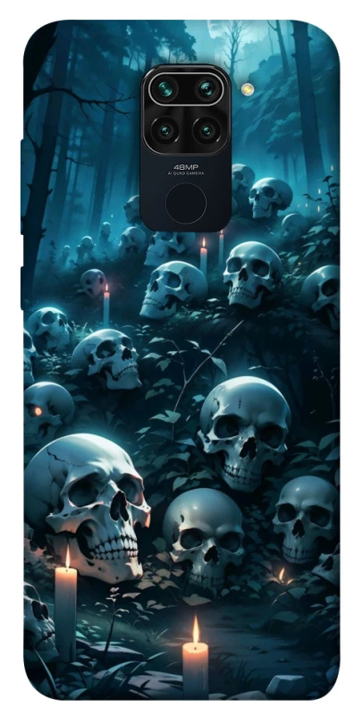 Чехол на Xiaomi Redmi Note 9 / Redmi 10X Skulls v3 фото 1 из 1