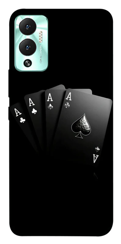 Чохол на Infinix Hot 12 Play Black Cards фото 1 з 1