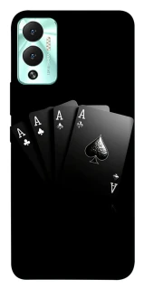 Чехол на Infinix Hot 12 Play Black Cards фото 1 из 1