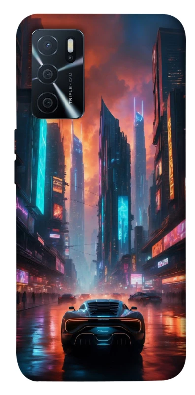 Чехол на Oppo A16s / A16 Cyber city фото 1 из 1