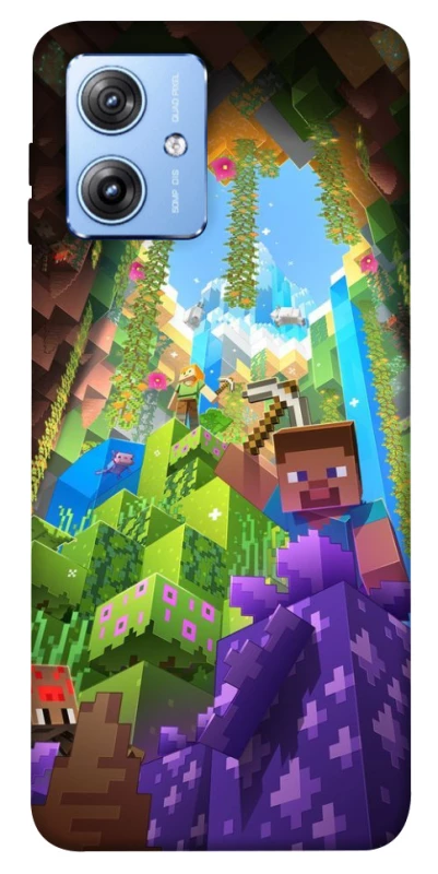 Чохол на Motorola Moto G84 Minecraft forever фото 1 з 1