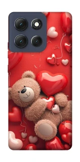 Чохол на Motorola Moto G86 bear in hearts фото 1 з 1