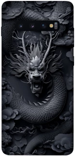 Чехол на Samsung Galaxy S10+ black dragon фото 1 из 1